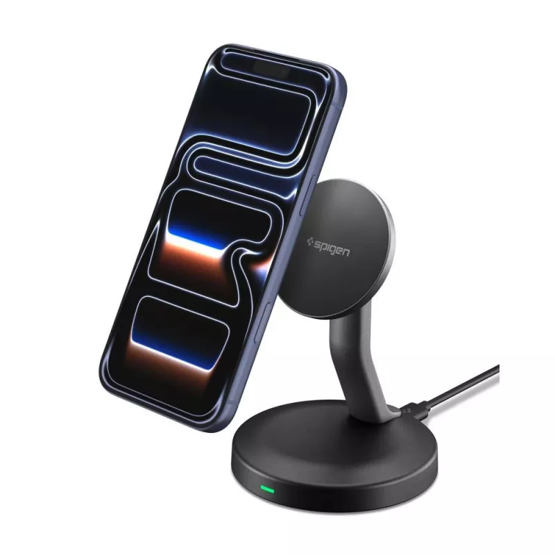 SPIGEN EF151MS Essential cargador inalámbrico magnético MagSafe 15W Black