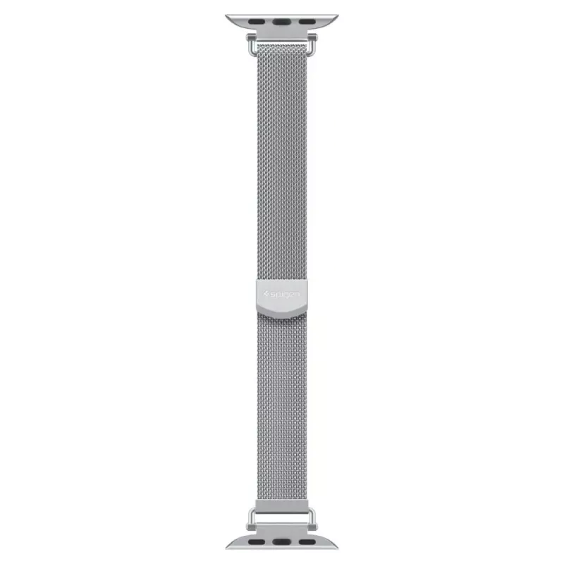 Spigen WBM4 correa de acero inoxidable para Apple Watch 8/9/10/11/SE (40/41/42mm) Silver