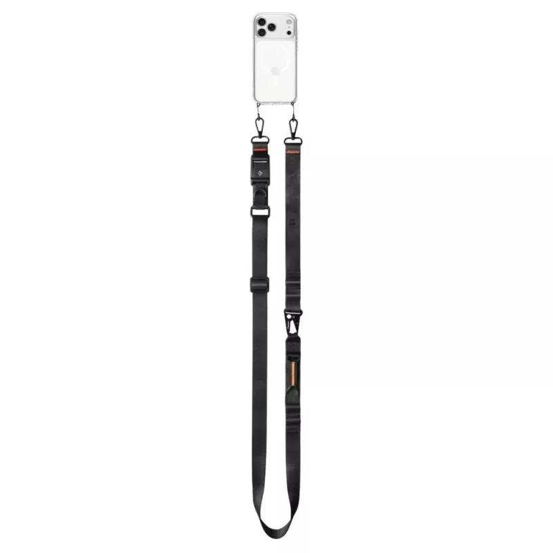 Spigen DA30M Correa Colgante Universal Bandolera Negro
