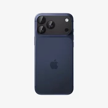 Spigen Optik Pro XL GLAS.tR EZ Fit Protector de Cámara para iPhone 17 Pro Max, Negro