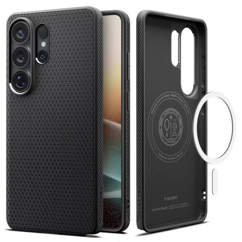 Spigen Liquid Air Mag Magsafe Galaxy S26 Ultra Negro mate