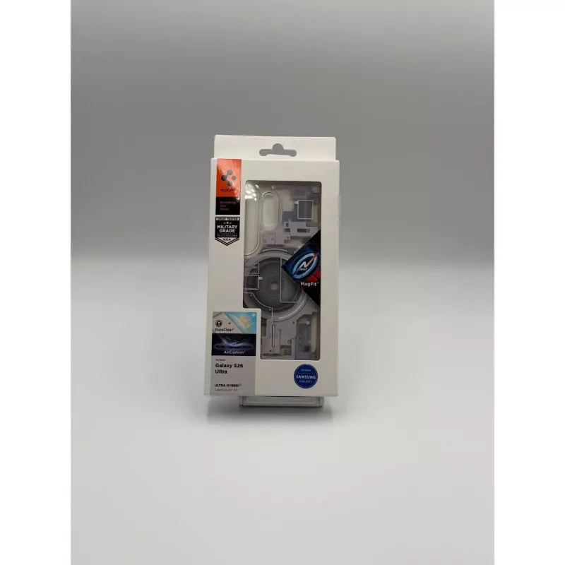 Spigen Ultra Hybrid Mag MagSafe Funda para Samsung Galaxy S26 Ultra Zero One White
