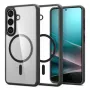 Spigen Ultra Hybrid Mag MagSafe Funda para Samsung Galaxy S26+, transparente/negra