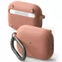 Ringke Funda Onyx Magnetic para Apple AirPods Pro 3, compatible con MagSafe, con mosquetón, Constant Coral