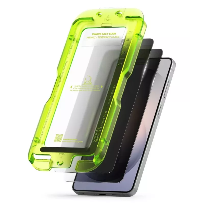 Ringke Easy Slide pack de 2 protectores de pantalla de cristal templado con privacidad para Samsung Galaxy S26
