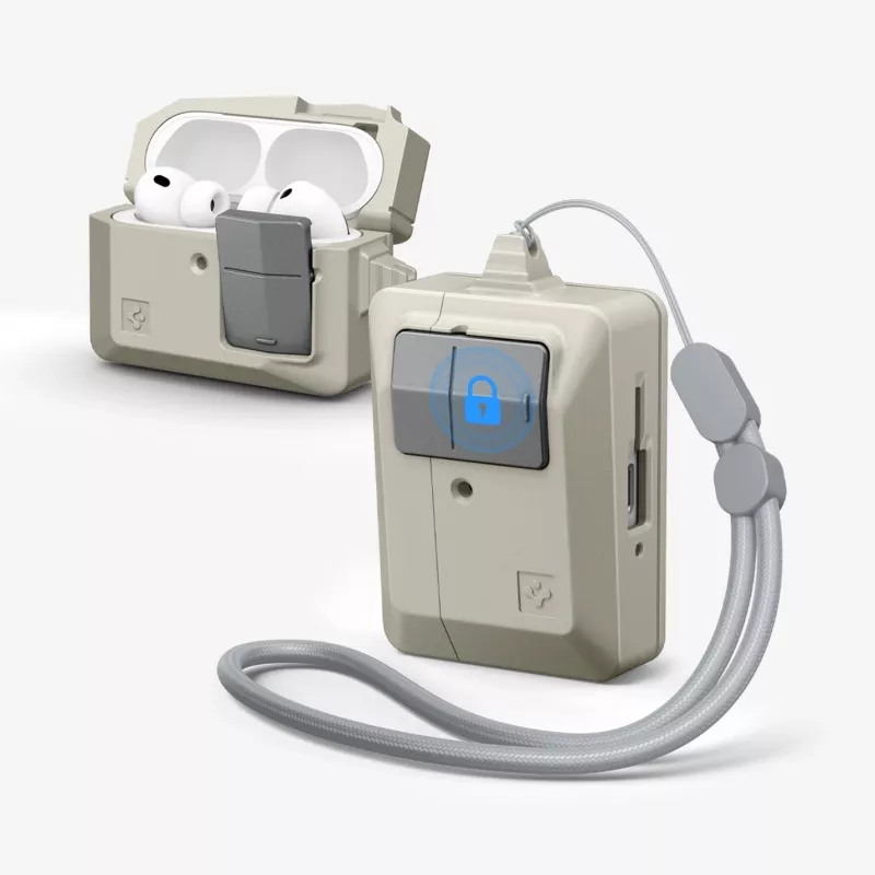 Spigen Classic LS Funda para Apple AirPods Pro 3, gris