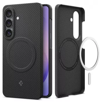SPIGEN AirSkin Aramid Mag Funda MagSafe para Samsung Galaxy S26 negro