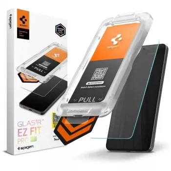 Spigen Glas.tR EZ Fit Pro AC HD Protector de pantalla de cristal templado para Samsung Galaxy S26+ Plus, transparente