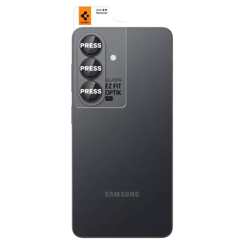 Spigen Optik Pro HD Glas.tR EZ Fit Protector de cámara pack de 2 para Samsung Galaxy S26+ - negro