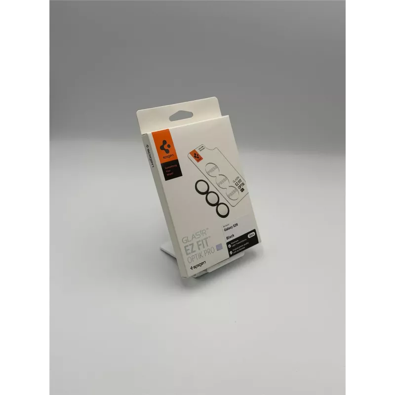 Spigen Optik Pro HD GLAS.TR EZ Fit Protector de cámara pack de 2 para Samsung Galaxy S26 - negro