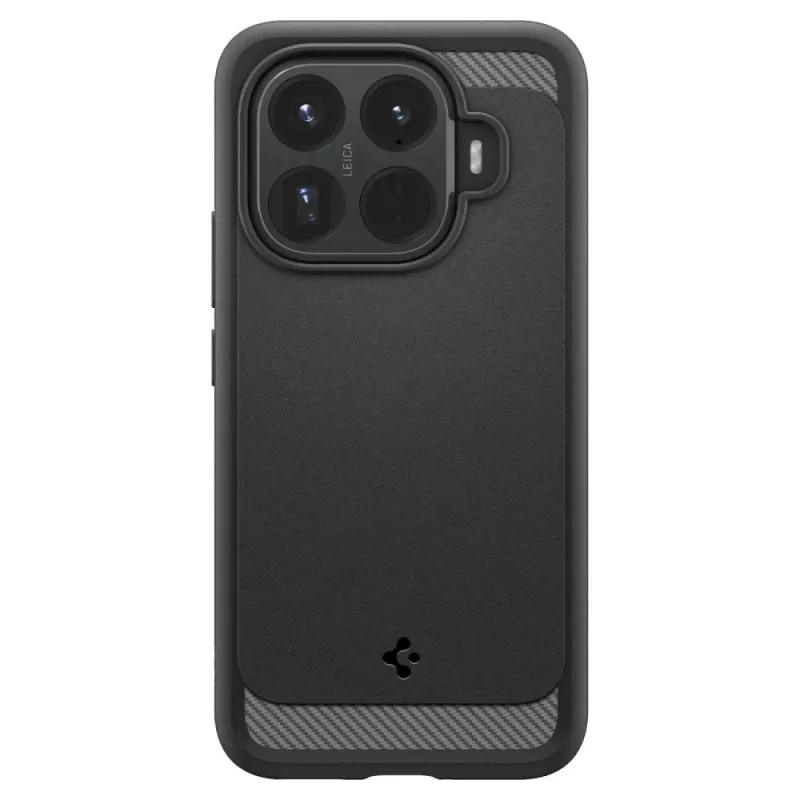 Spigen Rugged Armor Funda para Xiaomi 15T Pro, negra mate