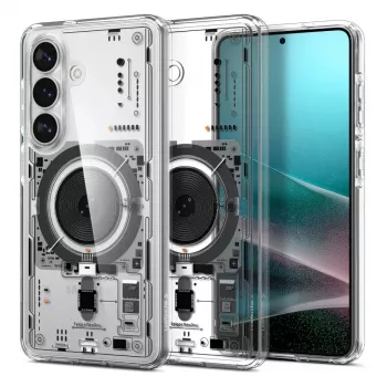 Funda Spigen Ultra Hybrid Mag MagSafe para Samsung Galaxy S26+ Neo One - Transparente