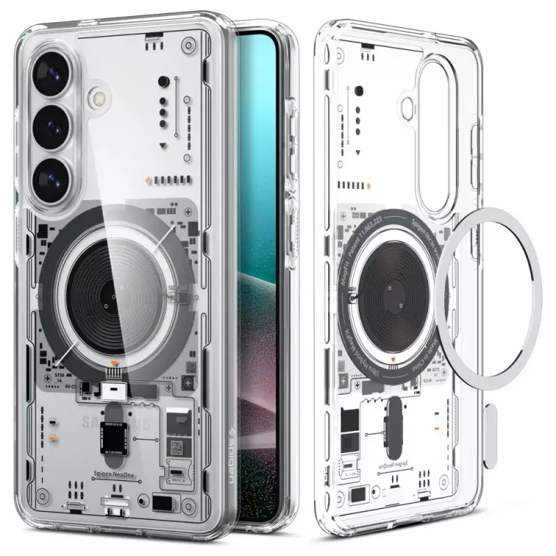 Funda Spigen Ultra Hybrid Mag MagSafe para Samsung Galaxy S26+ Neo One - Transparente