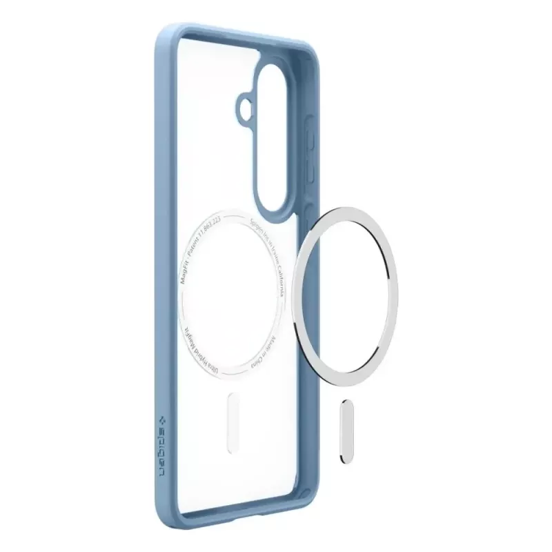 Funda Spigen Ultra Hybrid Mag MagSafe para Samsung Galaxy S26+ - Crystal Clear Blue