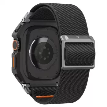 Funda SPIGEN Lite Fit Pro y cristal templado para Apple Watch Ultra 1 / 2 / 3 (49 mm) Matte Black