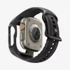 Funda SPIGEN Liquid Air Pro y cristal templado para Apple Watch Ultra 1 / 2 / 3 (49 mm) Black