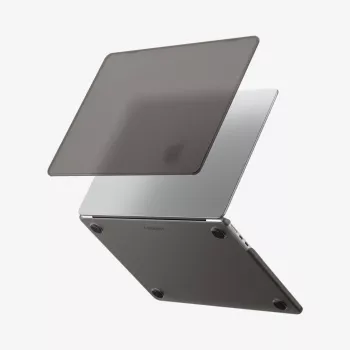 Funda Spigen AirSkin para MacBook Air 13 M2-M5 2023-2026 Frost Black