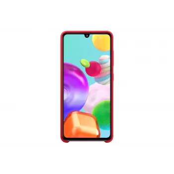 Samsung Galaxy A41 Funda de silicona Roja
