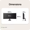 LG UltraWide 34U601B-B.AEUQ Monitor curvo WQHD VA de 34 pulgadas, 120Hz
