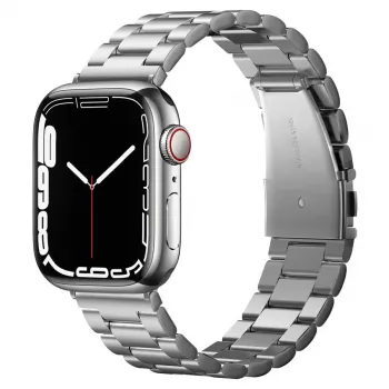 Spigen Modern Fit Link Brazalete para Apple Watch 42/44/45/49mm - Plata