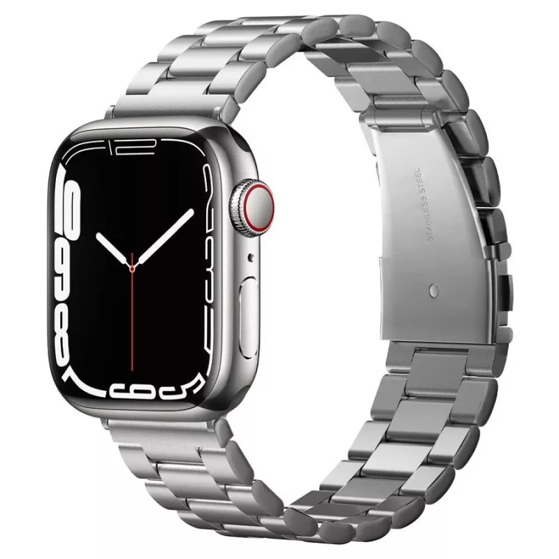 Spigen Modern Fit Link Brazalete para Apple Watch 42/44/45/49mm - Plata