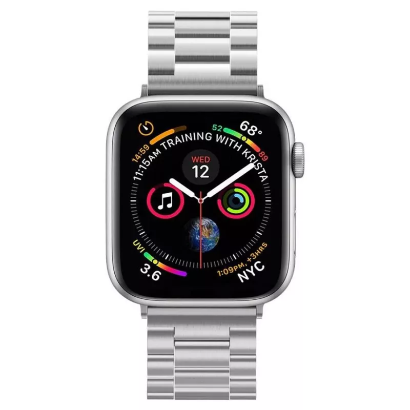 Spigen Modern Fit Link Brazalete para Apple Watch 42/44/45/49mm - Plata
