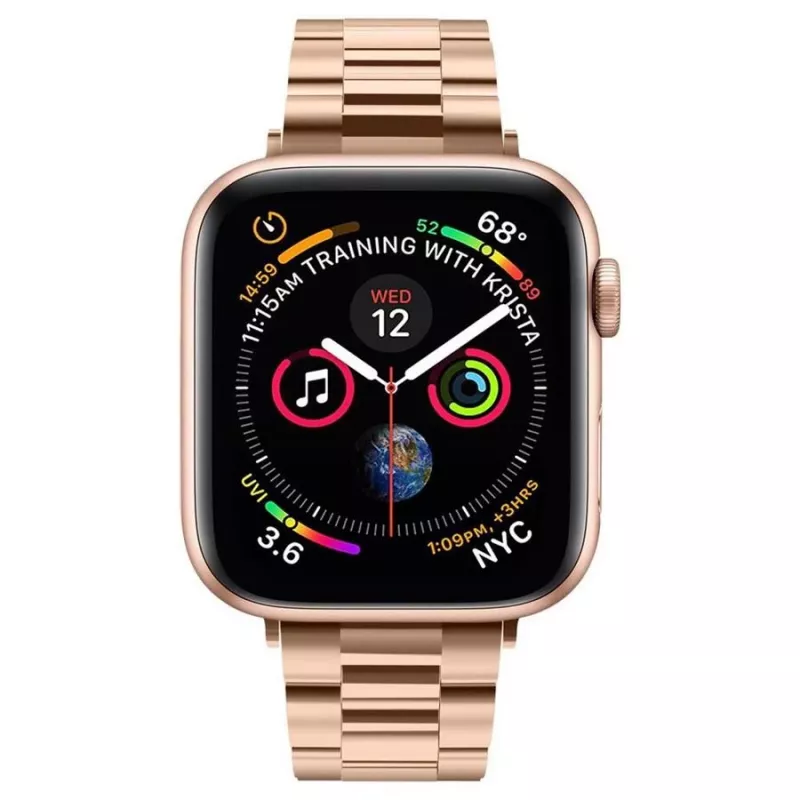 Spigen Modern Fit Band para Apple Watch 4 / 5 / 6 / 7 / 8 / SE (38 / 40 / 41 mm) Oro Rosa