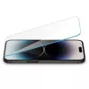 Spigen Glas tR Slim HD Protector de pantalla para Apple iPhone 14 Pro Max, cristal templado, dureza 9H, resistente a arañazos, transparente, 1 pack