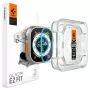 Spigen Glas.tR EZ Fit Protector de pantalla de cristal templado para Apple Watch Ultra (49mm) - pack de 2 - Transparente