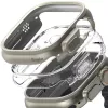 Ringke Slim pack de 2 Apple Watch Ultra (49 mm) Clear y Titanium Grey