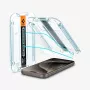 Spigen GLAS.tR EZ FIT pack de 2 protector de pantalla de cristal templado para iPhone 15 Pro