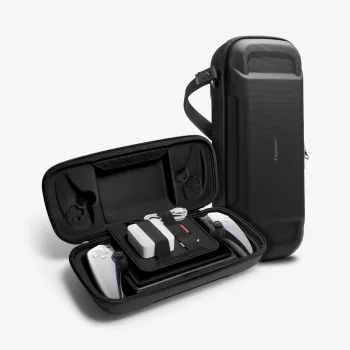 Spigen Funda Rugged Armor Pro para Sony PlayStation Portal - Negro