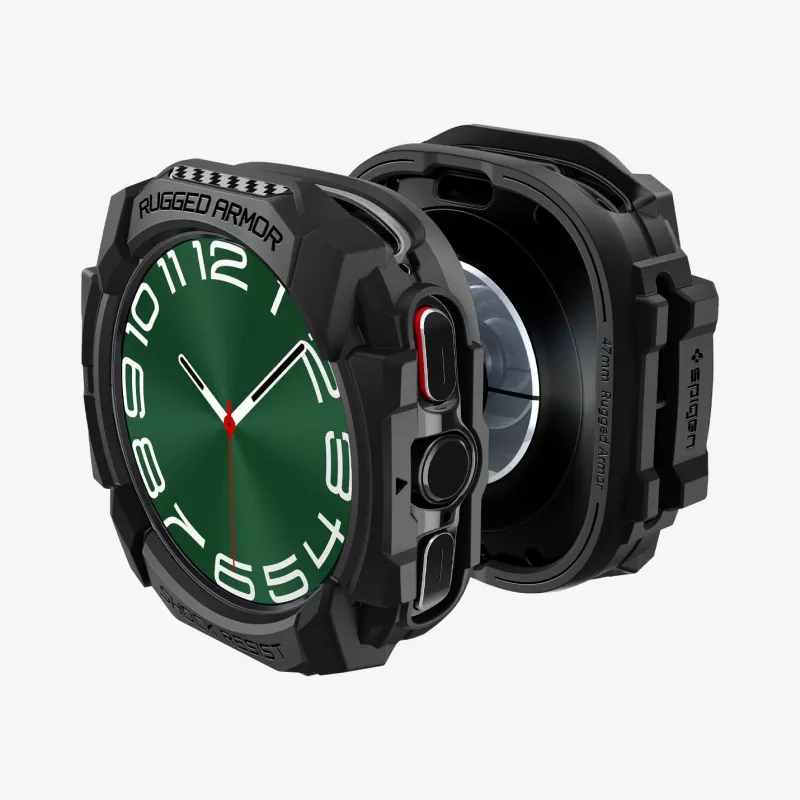 Spigen Rugged Armor Samsung Galaxy Watch Ultra (47mm) Negro Mate