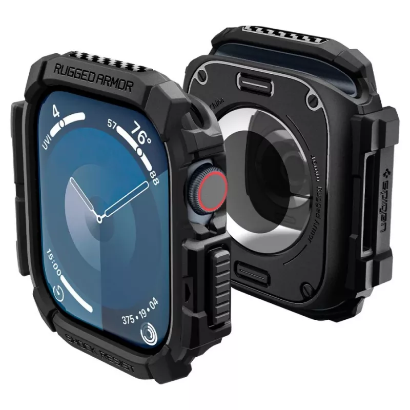 SPIGEN Rugged Armor Apple Watch 10 / 11 (46 mm) Negro Mate