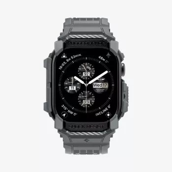 SPIGEN RUGGED ARMOR PRO APPLE WATCH 10 / 11 (46 MM) GRIS OSCURO