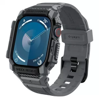 SPIGEN RUGGED ARMOR PRO APPLE WATCH 10 / 11 (46 MM) GRIS OSCURO