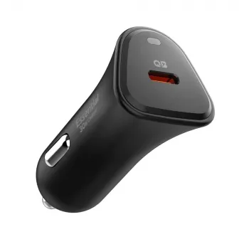 SPIGEN ESSENTIAL EV301 Cargador de coche 1-PORT 30W negro
