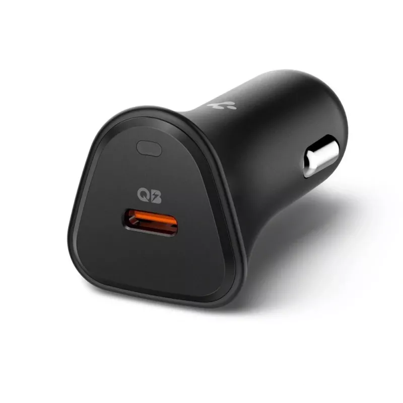 SPIGEN ESSENTIAL EV301 Cargador de coche 1-PORT 30W negro
