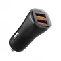 SPIGEN Essential EV302 Cargador de Coche 2 Puertos 30W Negro