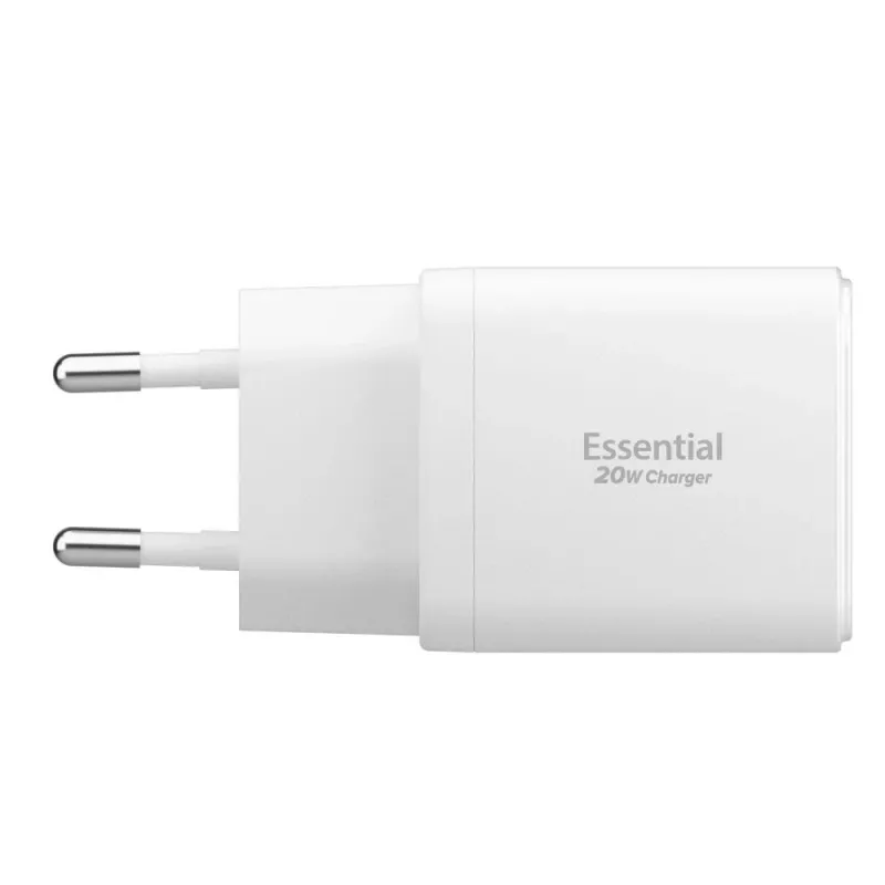 SPIGEN ESSENTIAL EE202EU Cargador de red 2-PORT 20W blanco