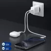 SPIGEN ESSENTIAL EE202EU Cargador de red 2-PORT 20W blanco
