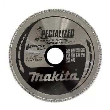 Makita Specialized EFFICUT Hoja de sierra circular para madera y metal, 185 mm, 60 dientes