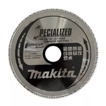 Makita Specialized EFFICUT Hoja de sierra circular para madera y metal, 185 mm, 60 dientes