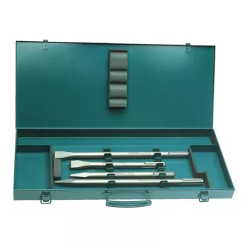 Makita juego de cinceles plano, punta 4 piezas 24 mm SDS-Max longitud 280 mm, 400 mm para Makita DHR243, DHR243