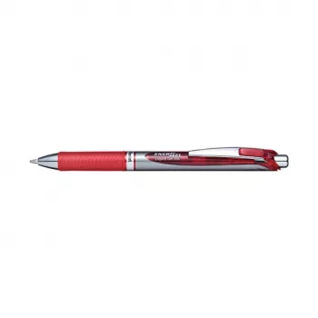 Pentel EnerGel BL80-BX bolígrafo de gel retráctil 0.5mm punta de aguja tinta roja