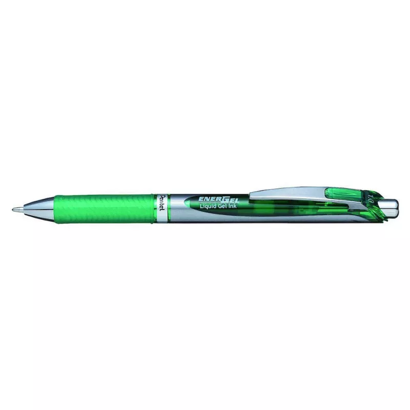 Pentel EnerGel BL80-DX bolígrafo de gel retráctil 0.5 mm verde