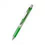 Pentel EnerGel Xm bolígrafo de gel retráctil - verde - 0.35 mm - detalles plateados