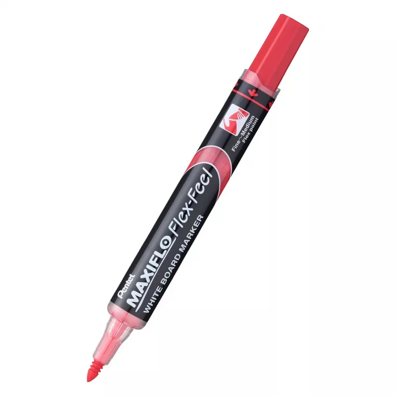 Pentel Maxiflo Flex-Feel rotulador de pizarra blanca MWL5SBF-AX negro