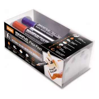 Pentel Maxiflo Flex-Feel rotulador de pizarra blanca MWL5SBF-BX rojo