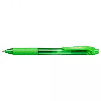 Pentel EnerGel X bolígrafo de gel retráctil - lima - 0,7 mm - punta media - ambidiestro